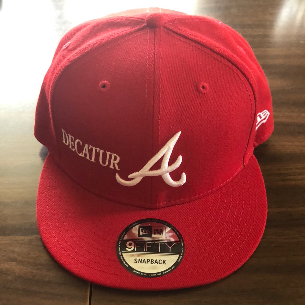 Atlanta Braves Snapback Hat Brand New New Era Red